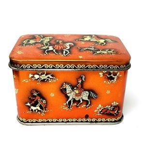 Vintage Horner Equestrian Small Hinged 